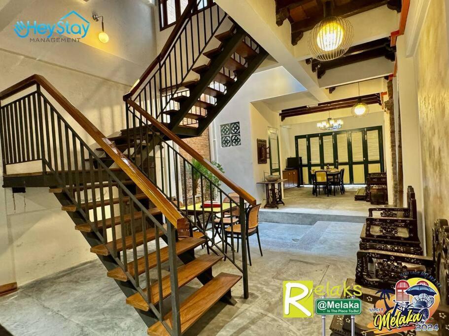 Vila Heritage House 16Pax Riverview 3 Mins Walkjonker Malacca Exteriér fotografie