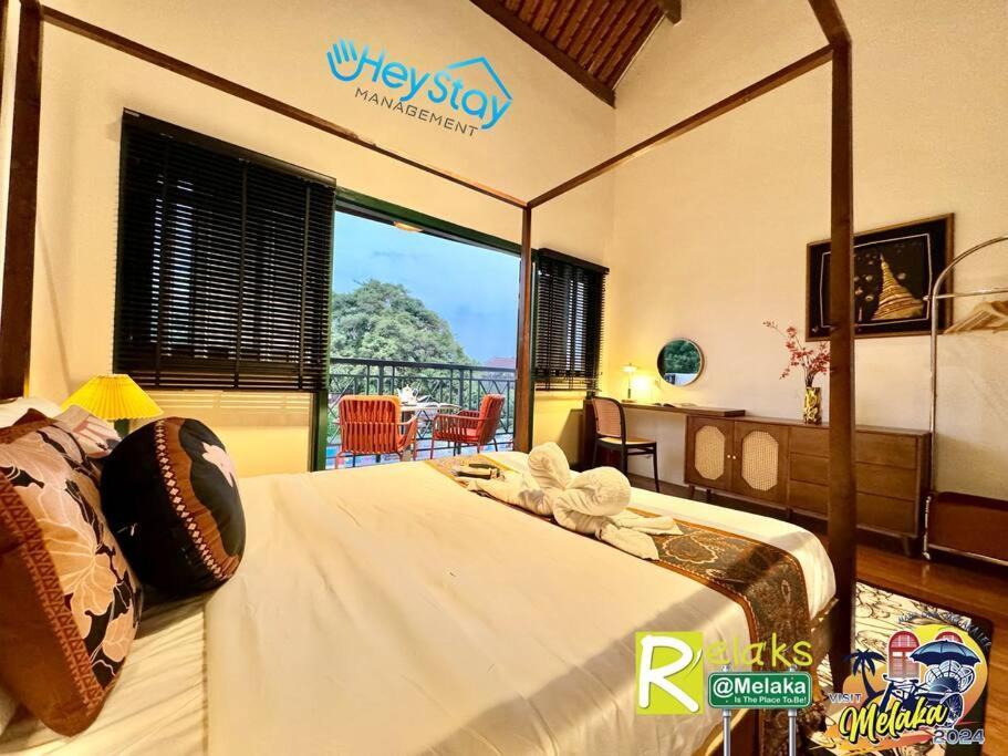 Vila Heritage House 16Pax Riverview 3 Mins Walkjonker Malacca Exteriér fotografie