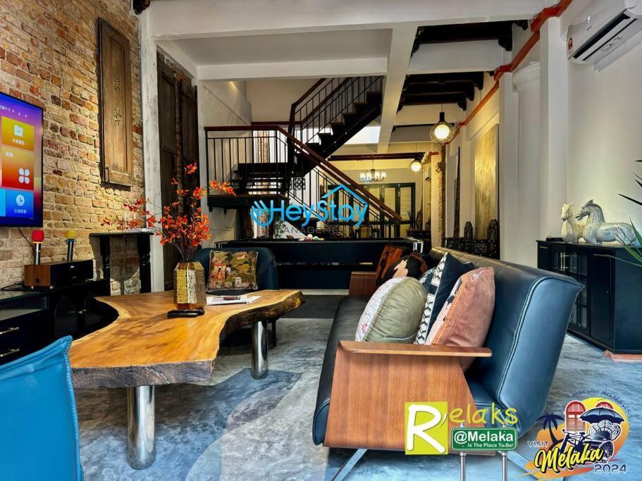 Vila Heritage House 16Pax Riverview 3 Mins Walkjonker Malacca Exteriér fotografie