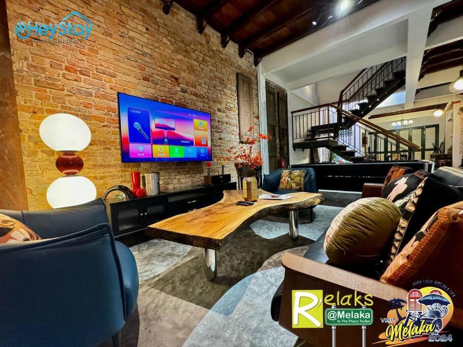 Vila Heritage House 16Pax Riverview 3 Mins Walkjonker Malacca Exteriér fotografie