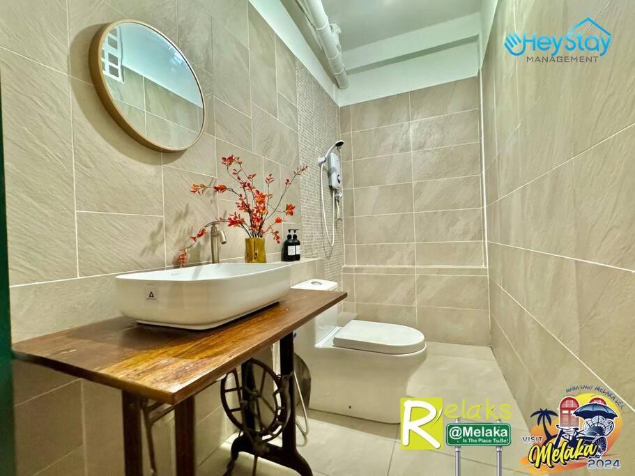 Vila Heritage House 16Pax Riverview 3 Mins Walkjonker Malacca Exteriér fotografie