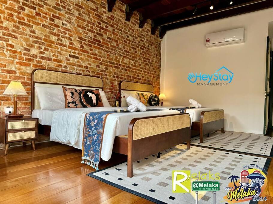 Vila Heritage House 16Pax Riverview 3 Mins Walkjonker Malacca Exteriér fotografie