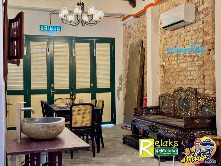 Vila Heritage House 16Pax Riverview 3 Mins Walkjonker Malacca Exteriér fotografie