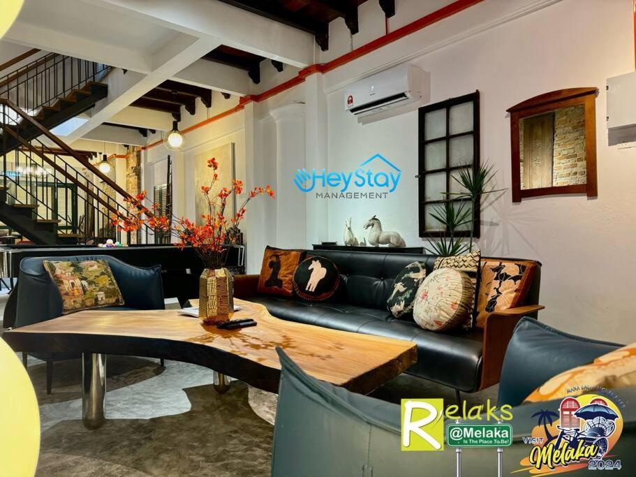 Vila Heritage House 16Pax Riverview 3 Mins Walkjonker Malacca Exteriér fotografie