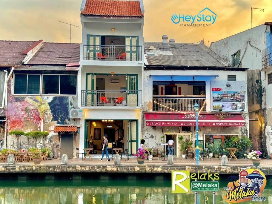 Vila Heritage House 16Pax Riverview 3 Mins Walkjonker Malacca Exteriér fotografie