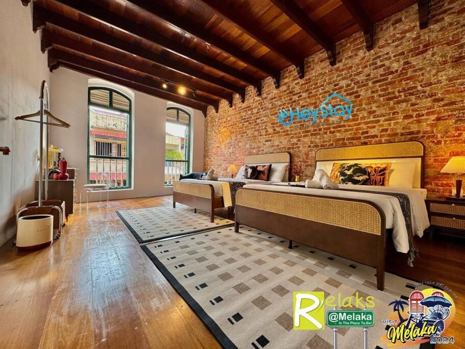 Vila Heritage House 16Pax Riverview 3 Mins Walkjonker Malacca Exteriér fotografie